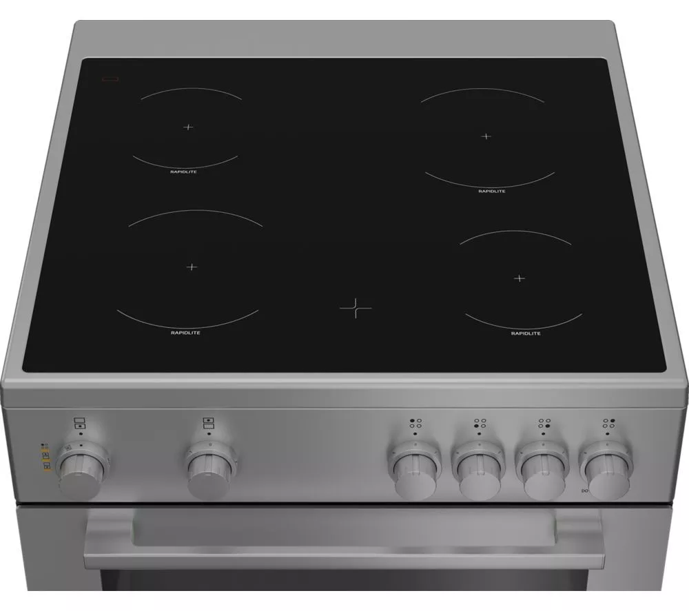 FLAVEL MF60CTS 60 cm Electric Ceramic Cooker - Silver