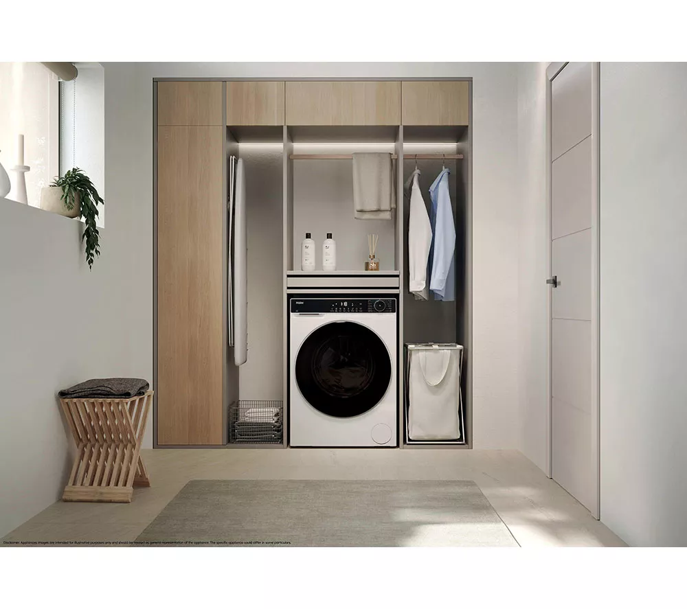 HAIER X Series 5 HWD90BP14357TUUK WiFi-enabled 9 kg Washer Dryer - White