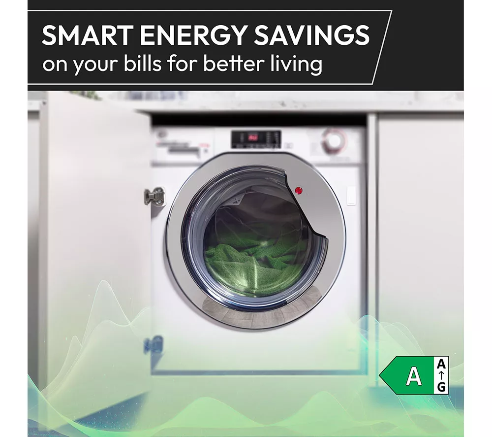 HOOVER H-Wash 300 Pro HBW 49TAMEJ-80 Integrated 9 kg 1400 Spin Washing Machine
