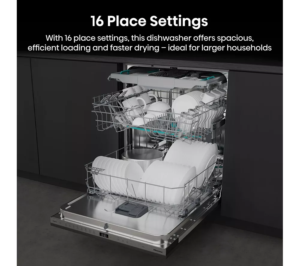 HISENSE HV663A60UK Full-size Fully Integrated Dishwasher