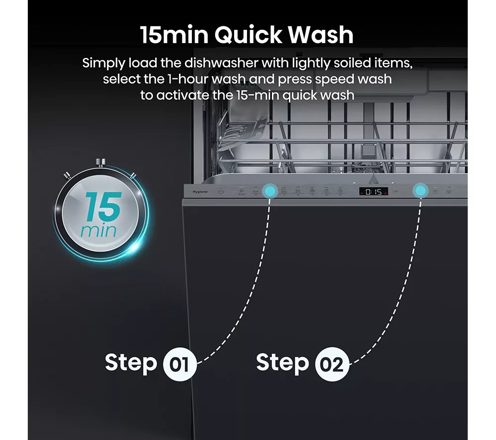 HISENSE HV663A60UK Full-size Fully Integrated Dishwasher