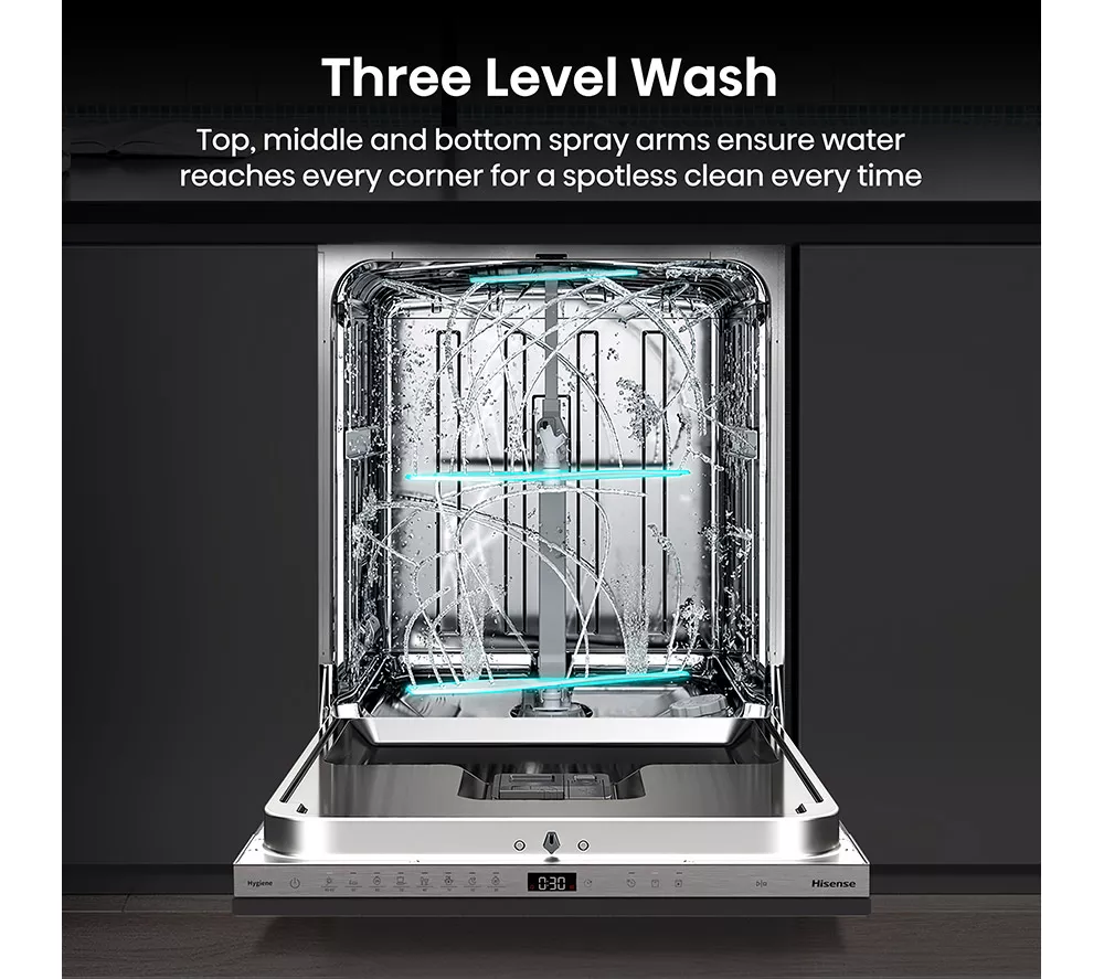 HISENSE HV663A60UK Full-size Fully Integrated Dishwasher