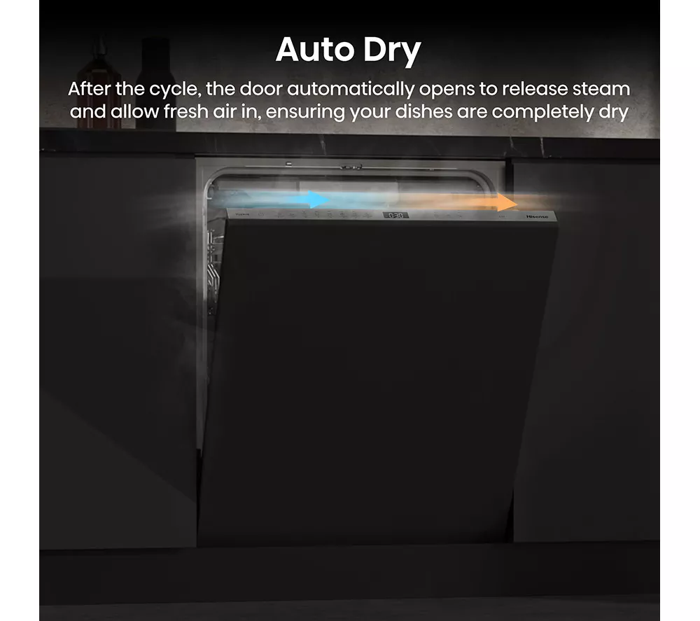 HISENSE HV663A60UK Full-size Fully Integrated Dishwasher