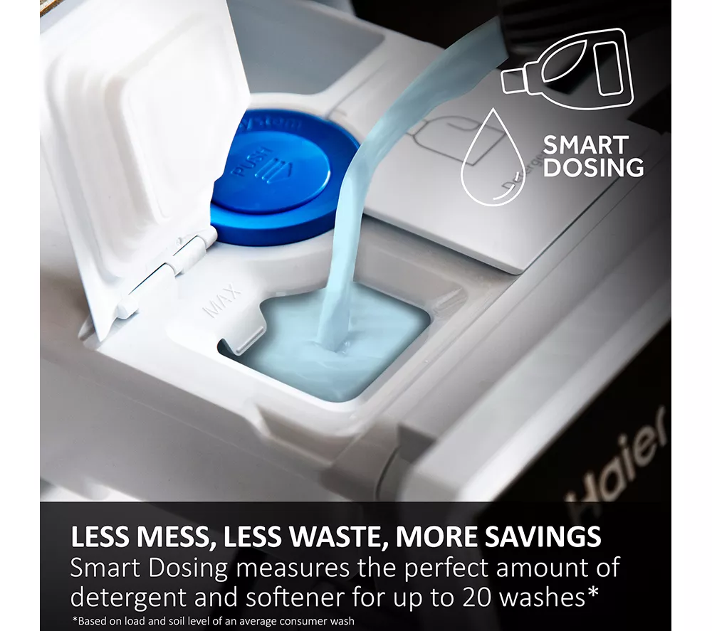 HAIER Series 6 Autodose BHA6SD696M6DB980 Integrated 9 kg Washer Dryer