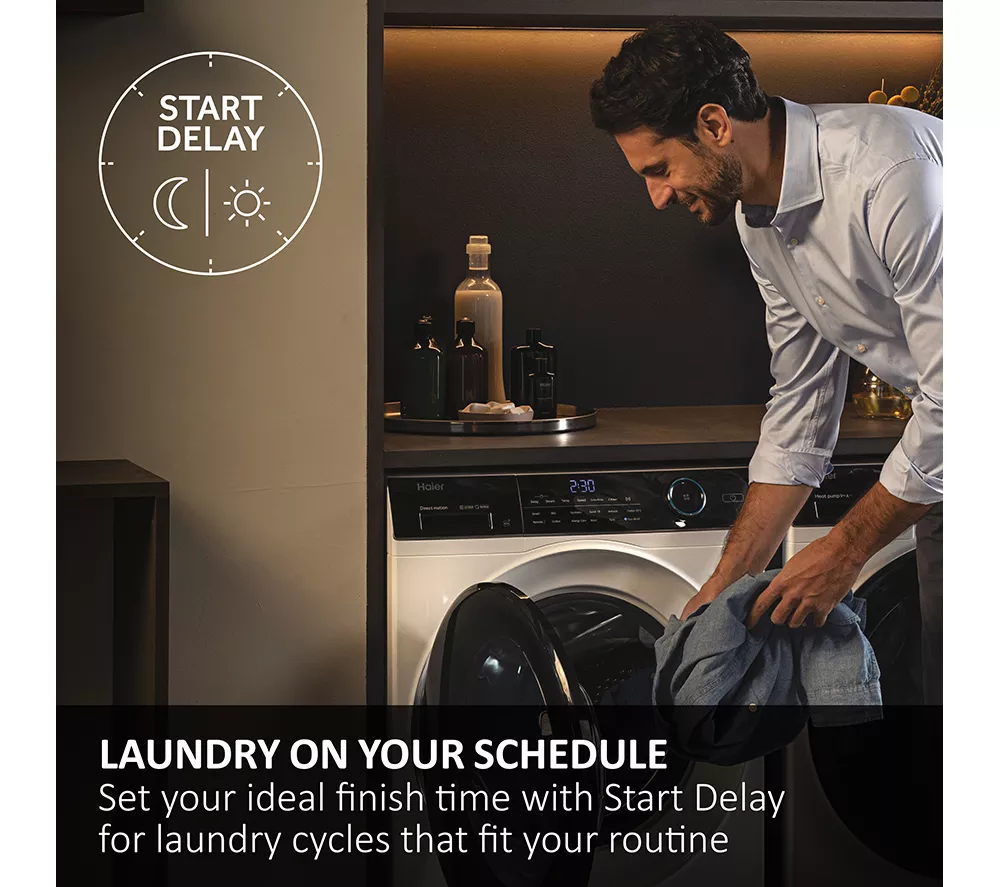 HAIER Series 6 Autodose BHA6SD696M6DB980 Integrated 9 kg Washer Dryer