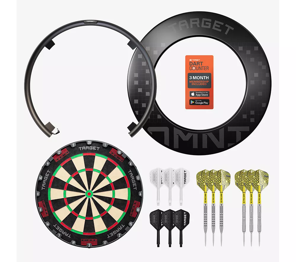 TARGET Omni Ulitimate Home Dartboard Bundle