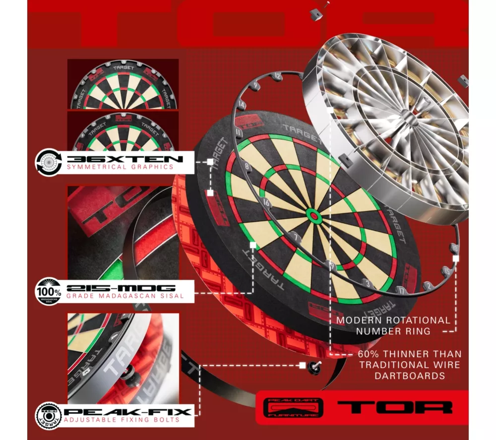 TARGET Omni Ulitimate Home Dartboard Bundle
