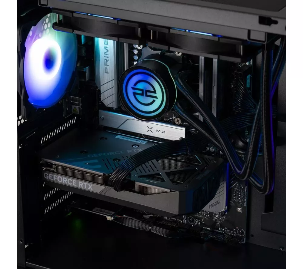 PCSPECIALIST Flux 354 Gaming PC - AMD Ryzen 7, RTX 5060 Ti, 1 TB SSD, No OS