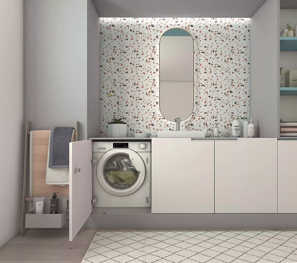 CANDY CBW48TWM5J-80 Integrated 8 kg 1400 Spin Washing Machine