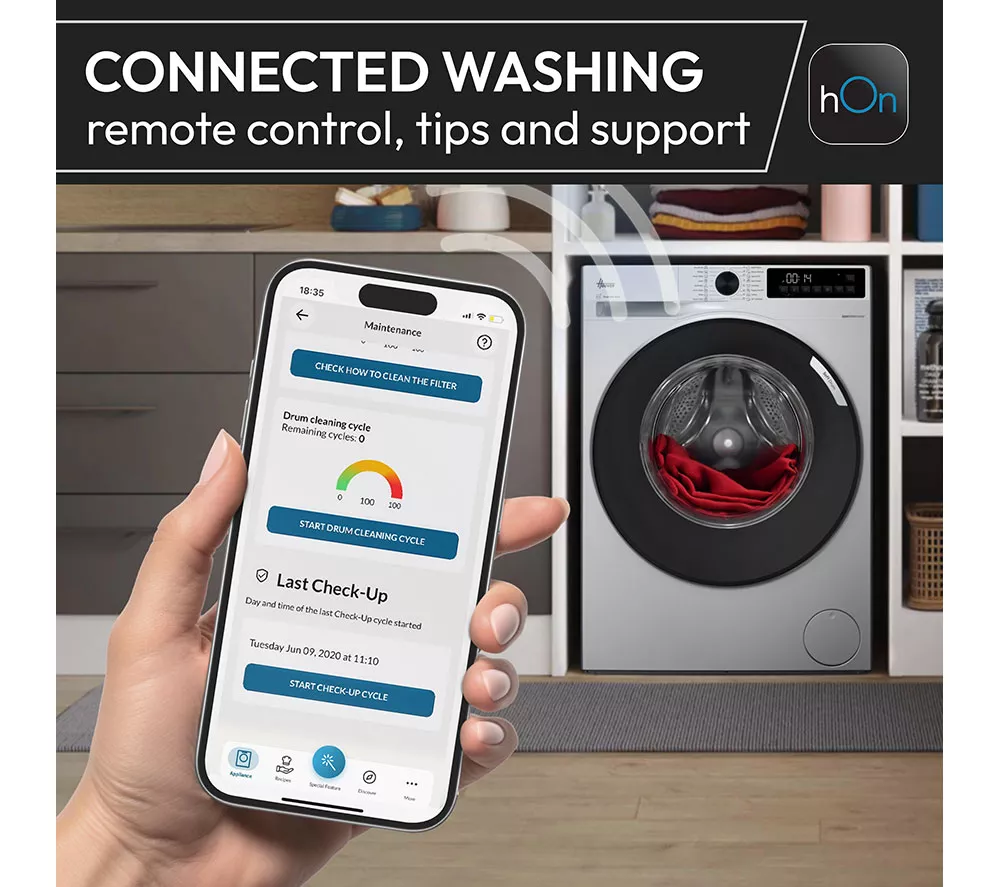 HOOVER Pro Wash Series 5 HBP 411BL9-80 WiFi-enabled 11 kg 1400 Spin Washing Machine - White