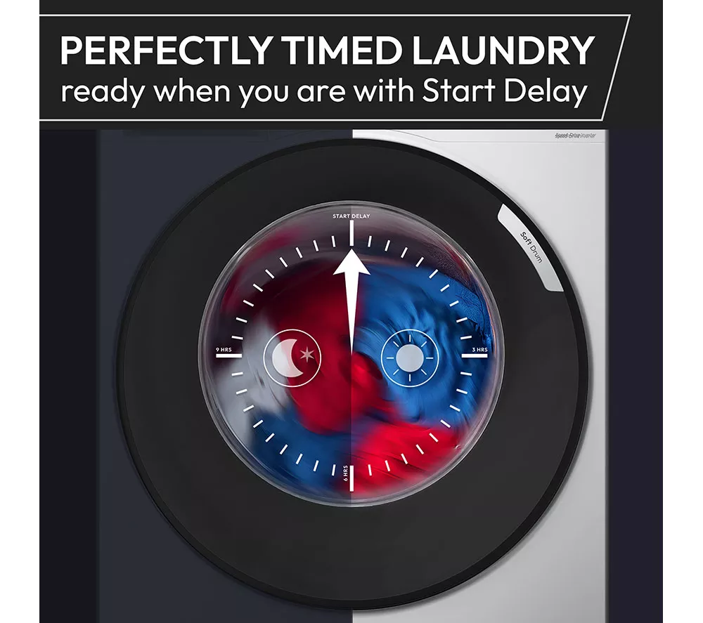 HOOVER H-Wash & Dry 400 BH4S696M6DR9B-80 Integrated WiFi-enabled 9 kg Washer Dryer