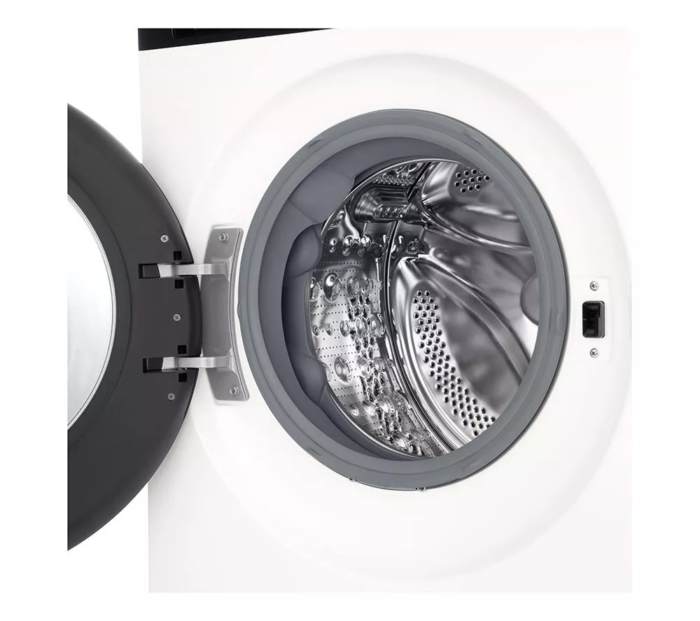 LG VX55 Series AI Direct Drive F4X5511THB WiFi-enabled 11 kg 1400 Spin Washing Machine - White