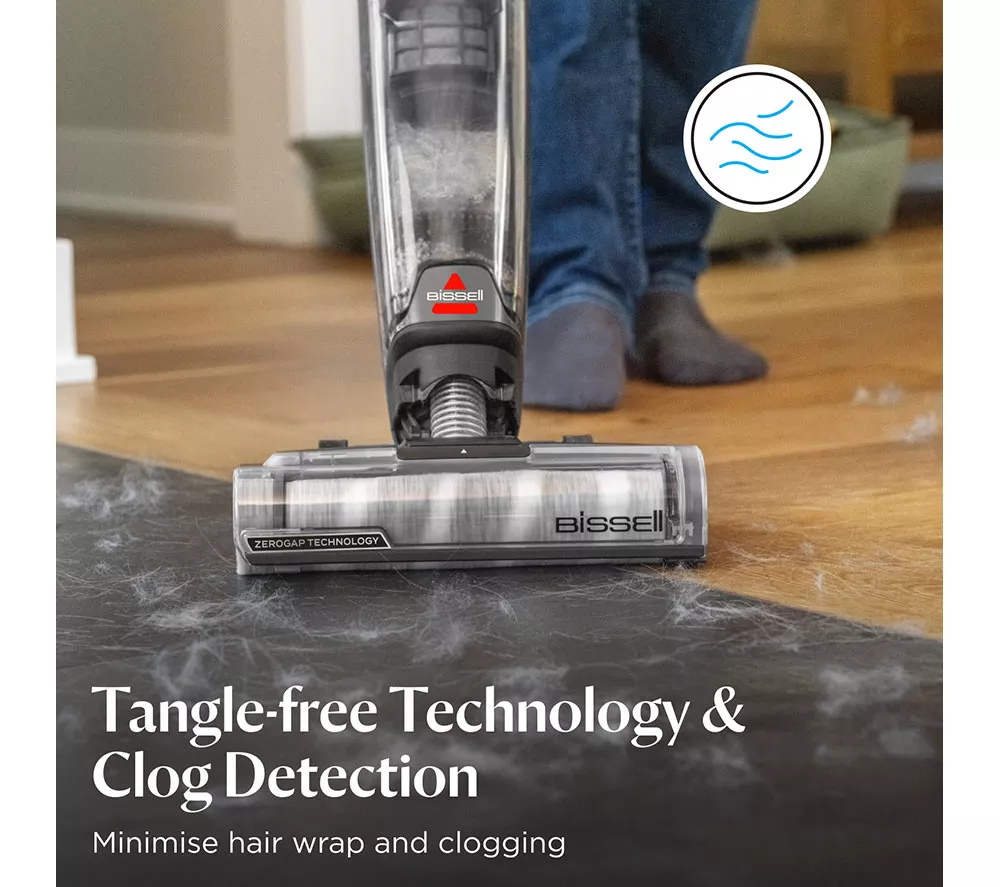 BISSELL CrossWave OmniForce Edge 4017E Upright Cordless Wet & Dry Vacuum Cleaner - Titanium
