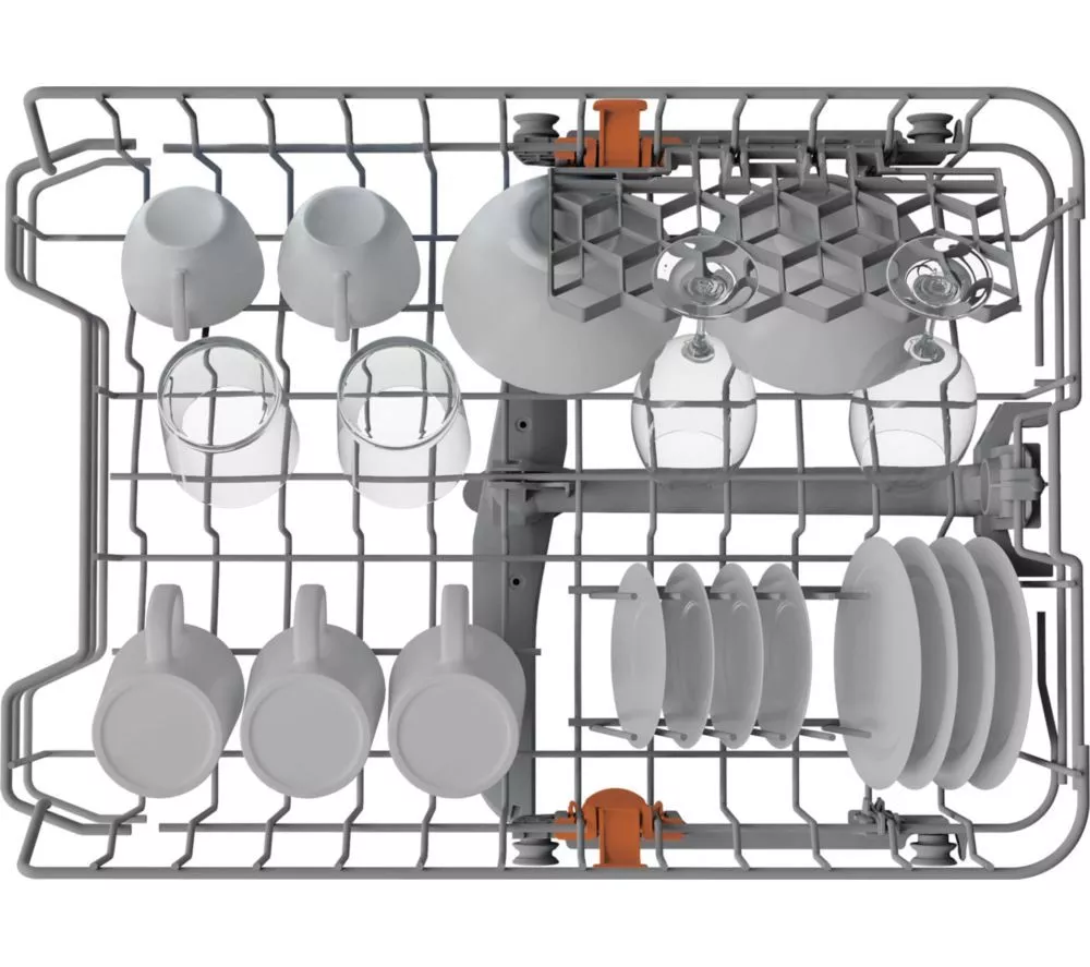 HOTPOINT HP2FE10CS90BUK Slimline Dishwasher - Black
