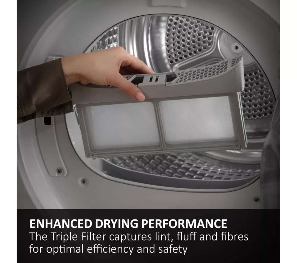 HAIER X Series 5 HD90-D357BU1-UK WiFi-enabled 9 kg Heat Pump Tumble Dryer - Black