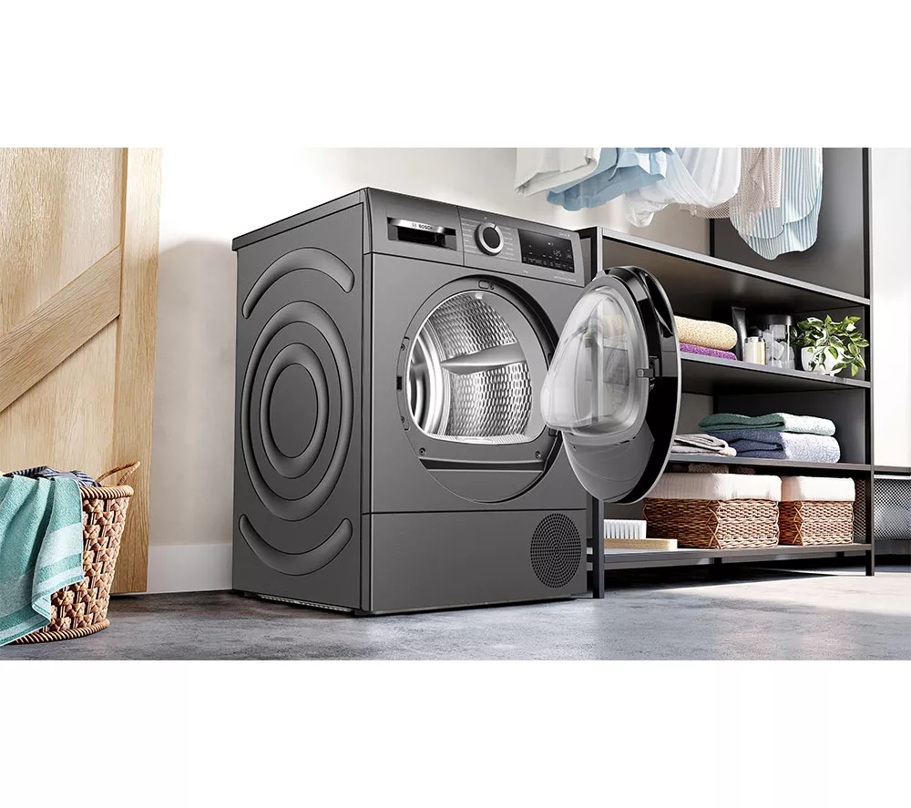 BOSCH Series 6 WQG245R2GB 9 kg Heat Pump Tumble Dryer - Graphite