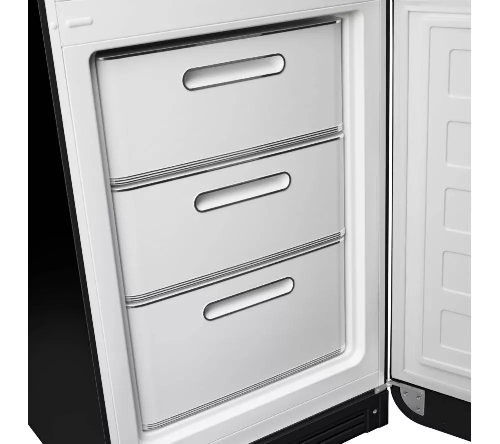 SMEG FAB32RBL6UK 70/30 Fridge Freezer - Black