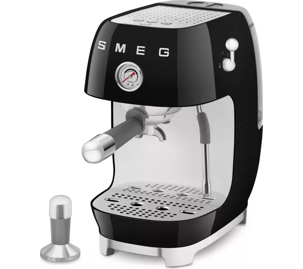 SMEG ECF03BLUK Coffee Machine - Black