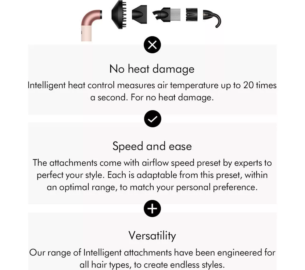 DYSON Supersonic R Curly & Coily Hair Dryer - Ceramic Pink & Rose Gold