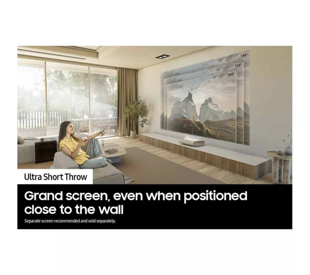 SAMSUNG The Premiere SP-LPU9DSAXXXU Smart 4K Laser Projector - White