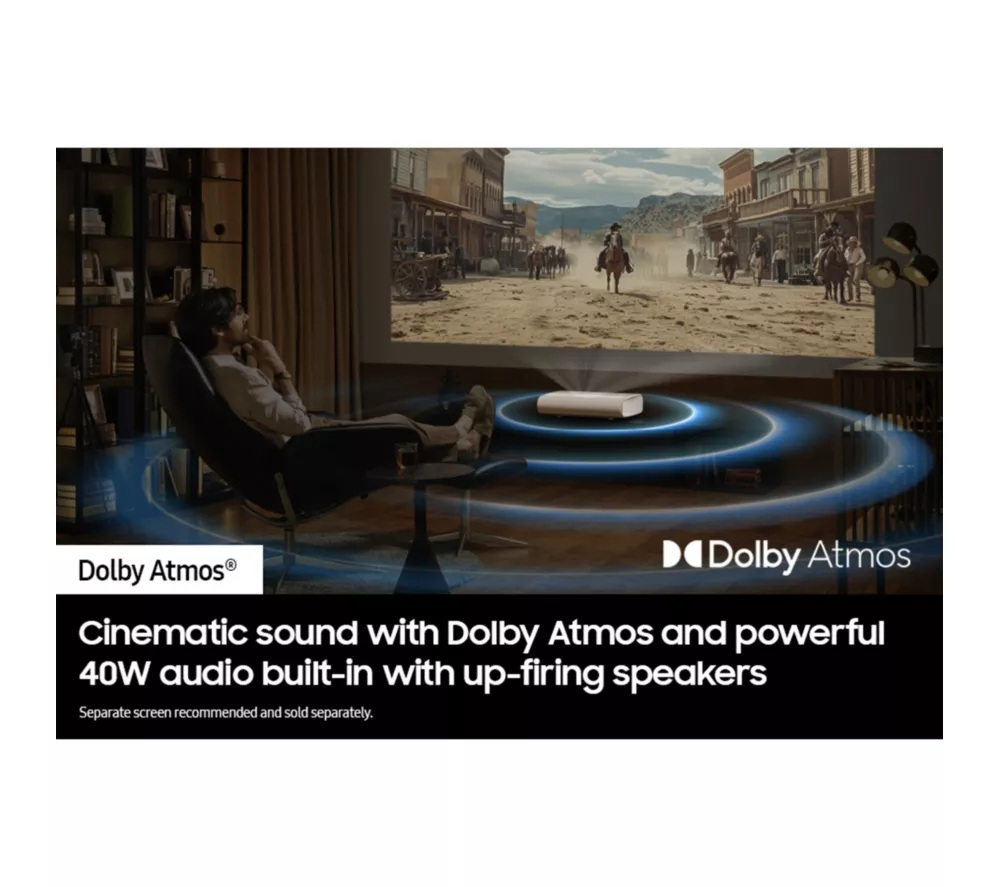 SAMSUNG The Premiere SP-LPU9DSAXXXU Smart 4K Laser Projector - White