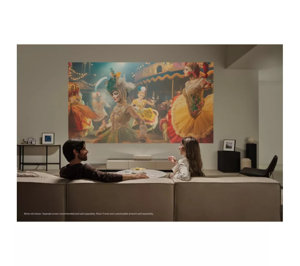 SAMSUNG The Premiere SP-LPU9DSAXXXU Smart 4K Laser Projector - White