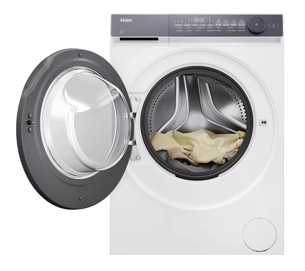 HAIER X Series 7 HWD90-B14367U-UK WiFi-enabled 9 kg Washer Dryer - White