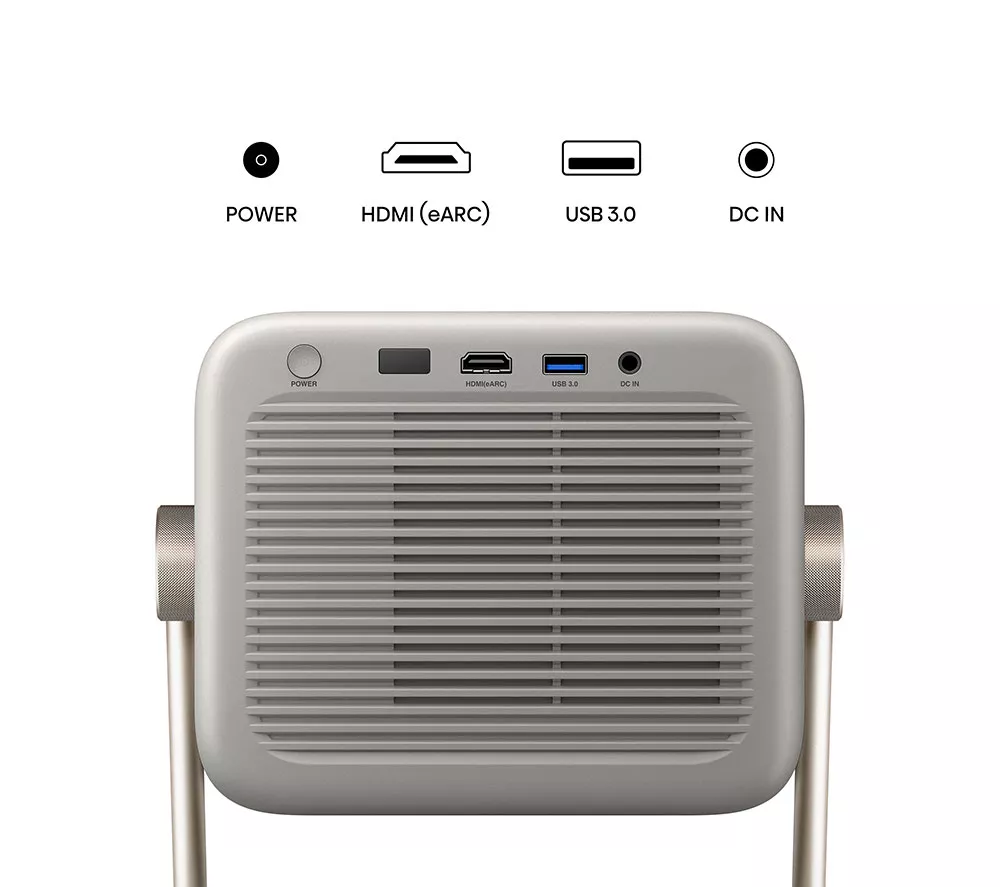 HISENSE M2TUK Pro 4K Smart Mini Projector - Grey