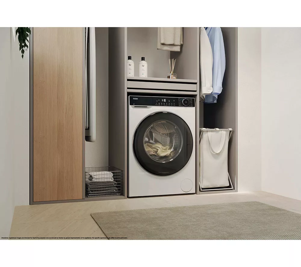 HAIER X Series 5 HWD100BP16357UUK WiFi-enabled 10 kg Washer Dryer - White