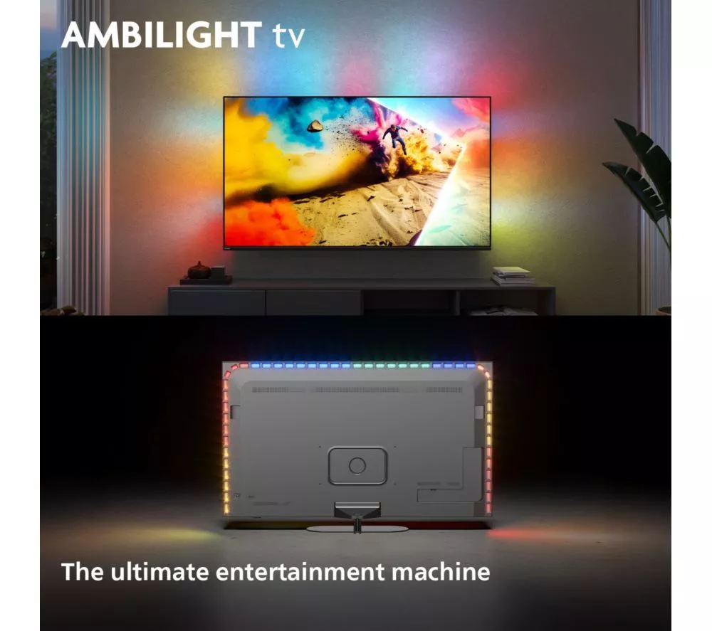 PHILIPS The Xtra MLED950 65" QD-Mini LED 4K HDR Ambilight Smart TV with Freely - 65MLED950/12