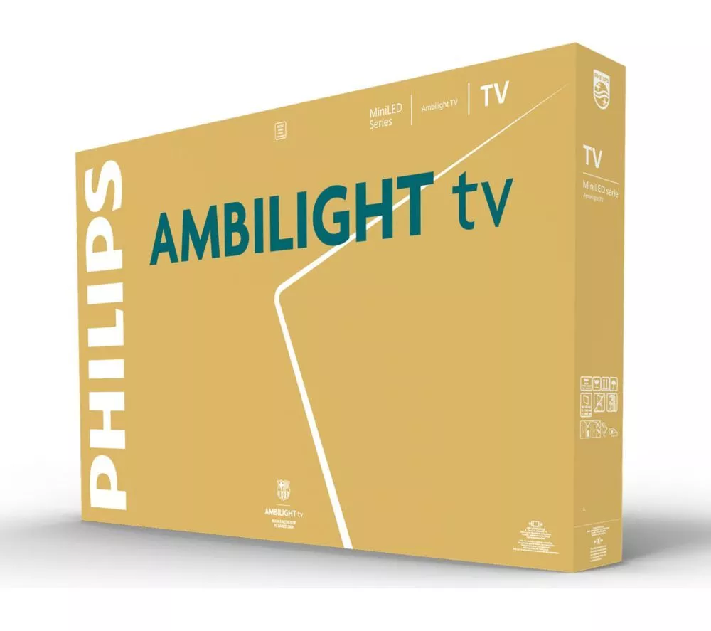 PHILIPS The Xtra MLED950 65" QD-Mini LED 4K HDR Ambilight Smart TV with Freely - 65MLED950/12