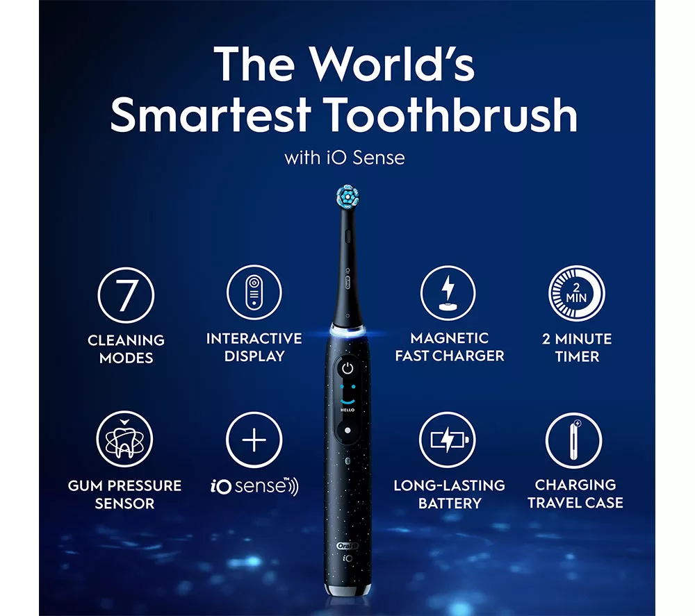 ORAL-B iO 10 Electric Toothbrush - Cosmic Black