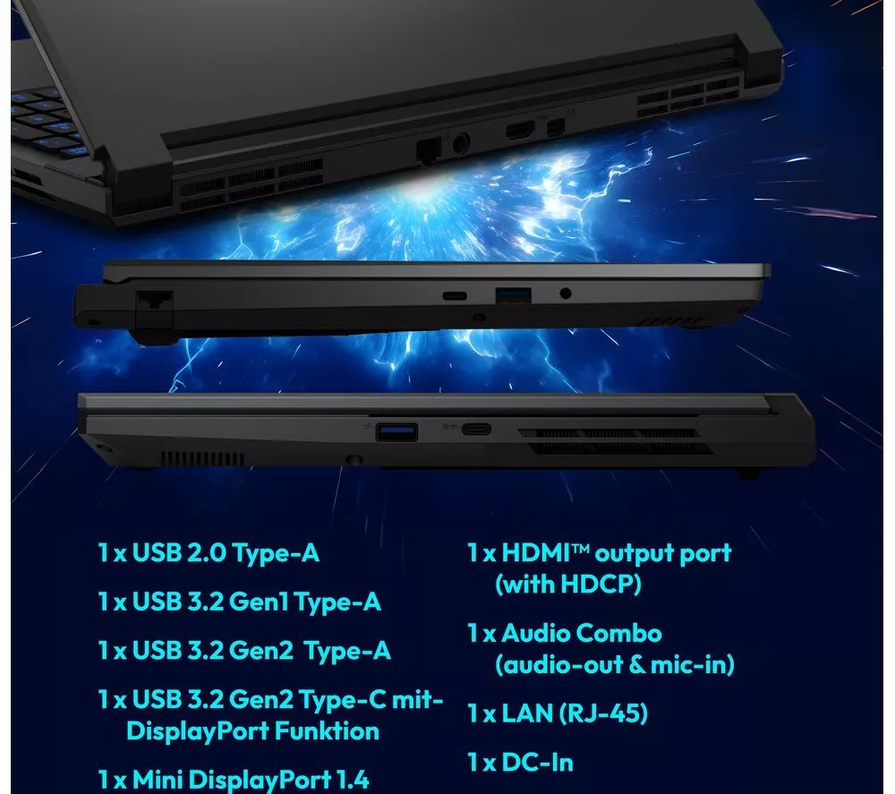 MEDION Erazer Defender 17 P1 17.3" Gaming Laptop - Intel® Core™ 9, RTX 5070, 2 TB SSD