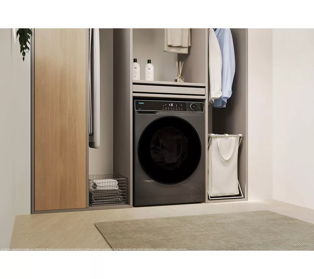 HAIER X Series 5 HWD90BP14357GTUK WiFi-enabled 9 kg Washer Dryer - Graphite