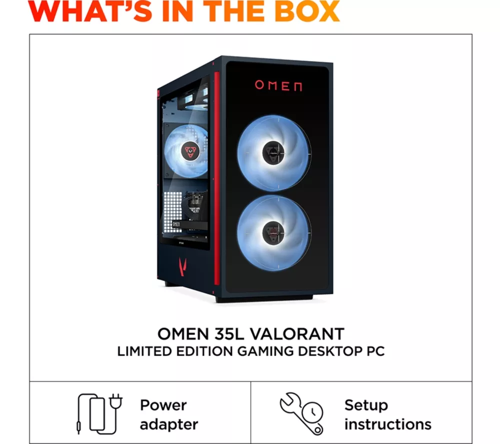 HP OMEN 35L VALORANT Limited Edition Gaming PC - Intel® Core™ i7, RTX 5060, 1 TB SSD