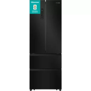 HISENSE PureFlat RF632N4AFE2 Fridge Freezer - Black Stainless Steel