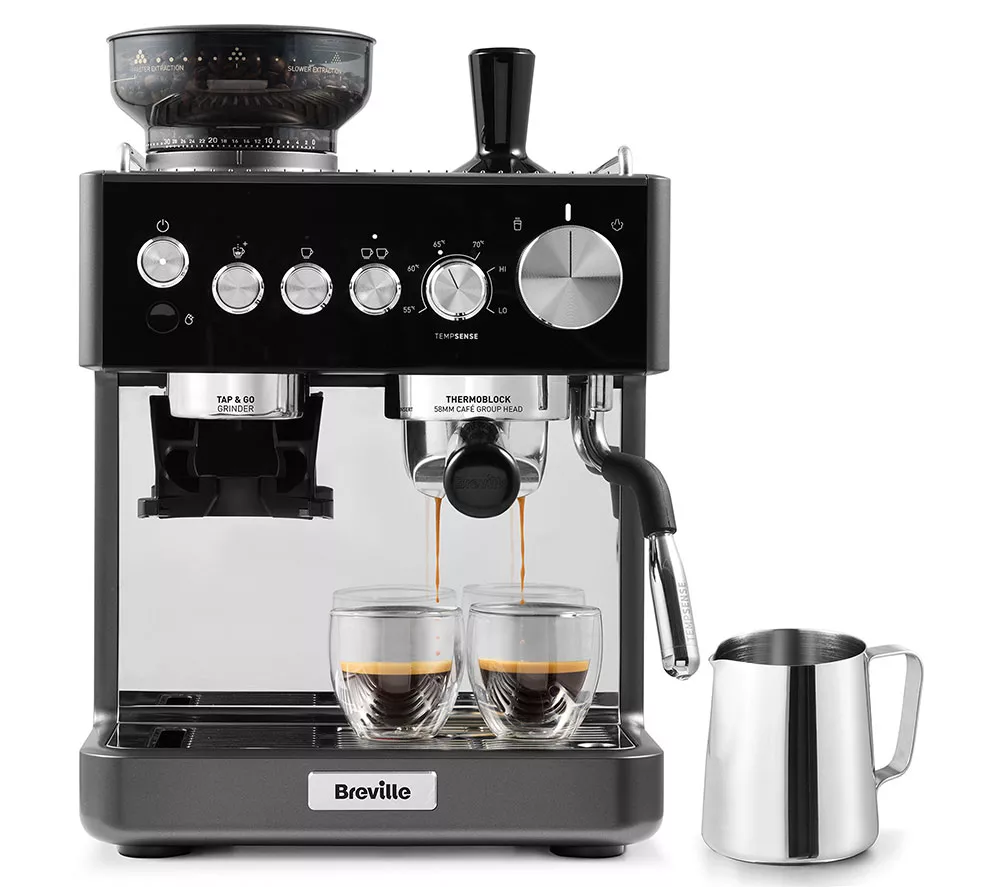 BREVILLE Barista Sense VCF187 Bean to Cup Coffee Machine - Stainless Steel