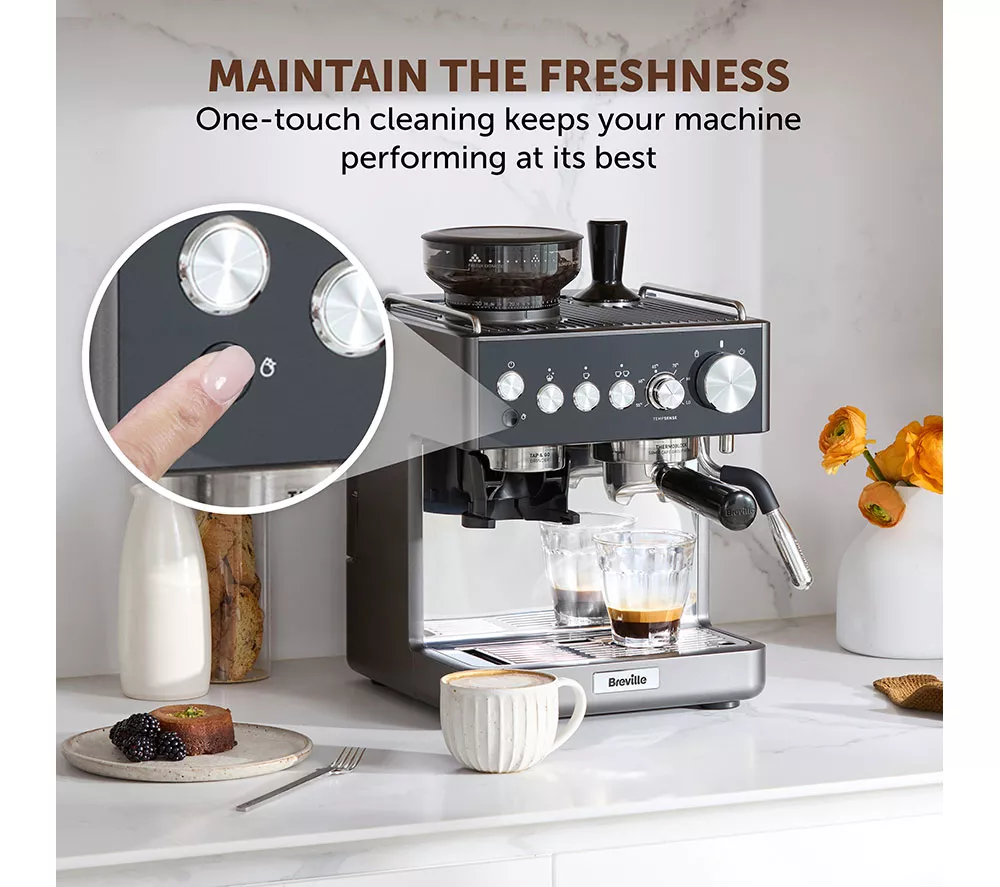 BREVILLE Barista Sense VCF187 Bean to Cup Coffee Machine - Stainless Steel