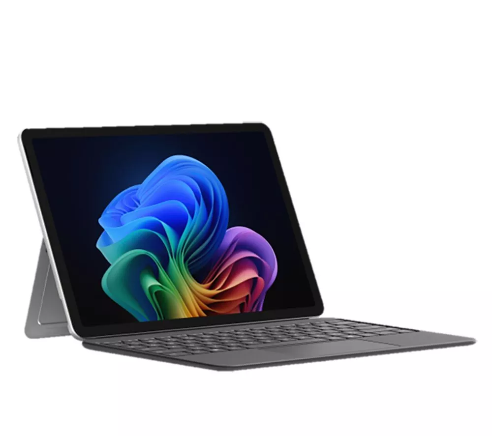 MICROSOFT 12" Surface Pro, Copilot+ PC with keyboard - Snapdragon X Plus, 256 GB SSD, Platinum