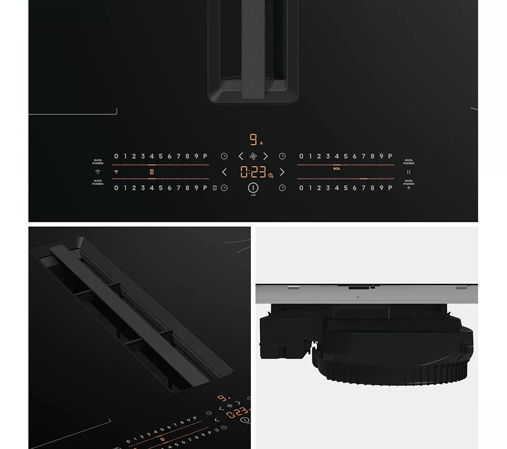 HISENSE Hi6 HEH8432BSCWF 83 cm Vented Induction Hob with Bridge Zone - Black