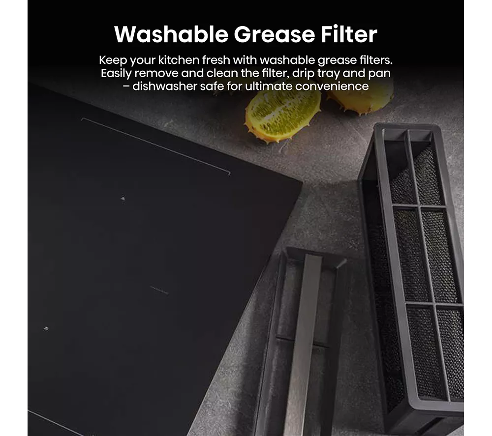 HISENSE Hi6 HEH8432BSCWF 83 cm Vented Induction Hob with Bridge Zone - Black