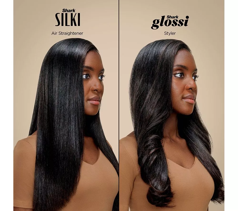 SHARK Glam Straight, Waves & Curls Multi-Styler HD6052SUK - Gold