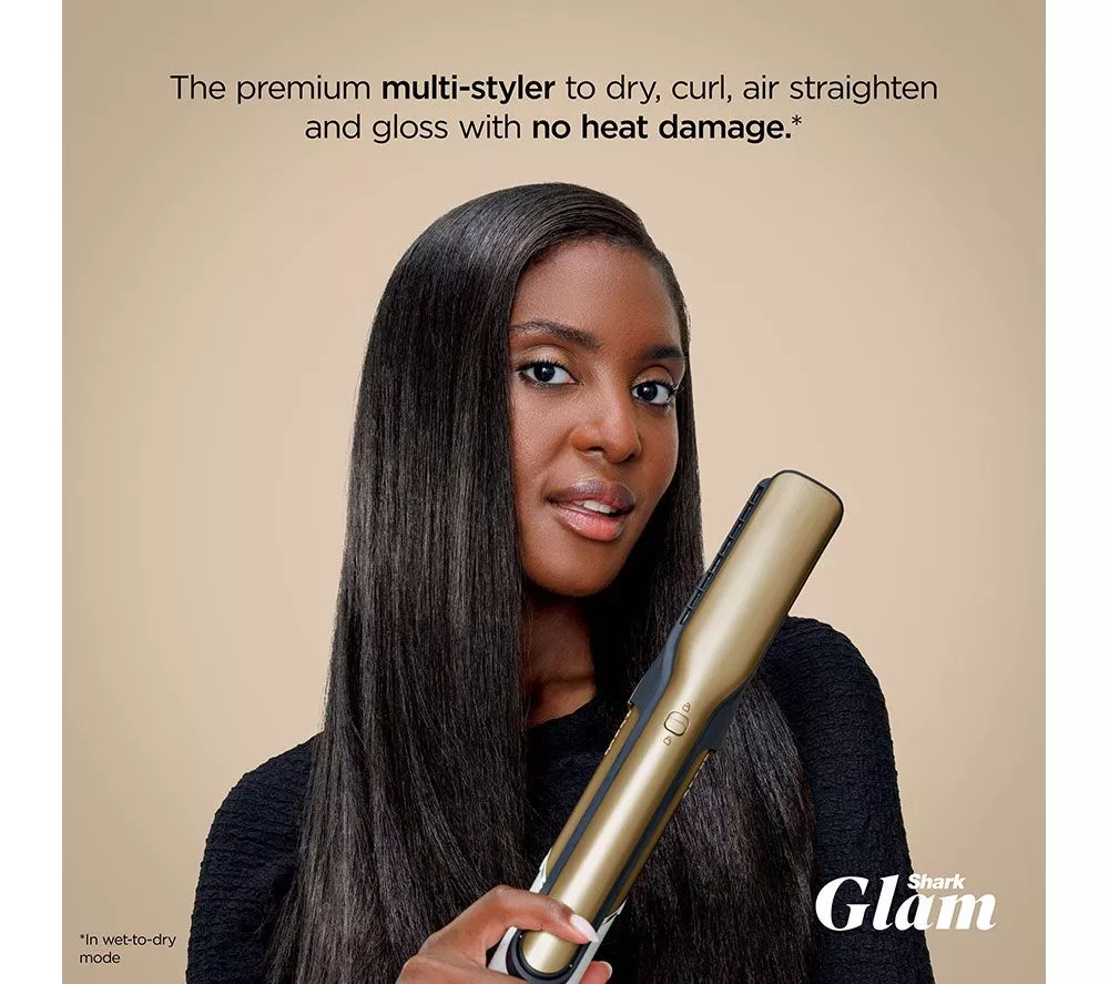 SHARK Glam Straight, Waves & Curls Multi-Styler HD6052SUK - Gold