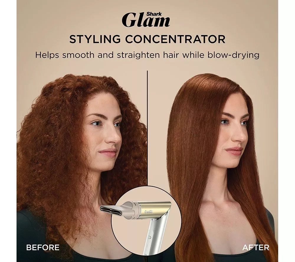 SHARK Glam Straight, Waves & Curls Multi-Styler HD6052SUK - Gold