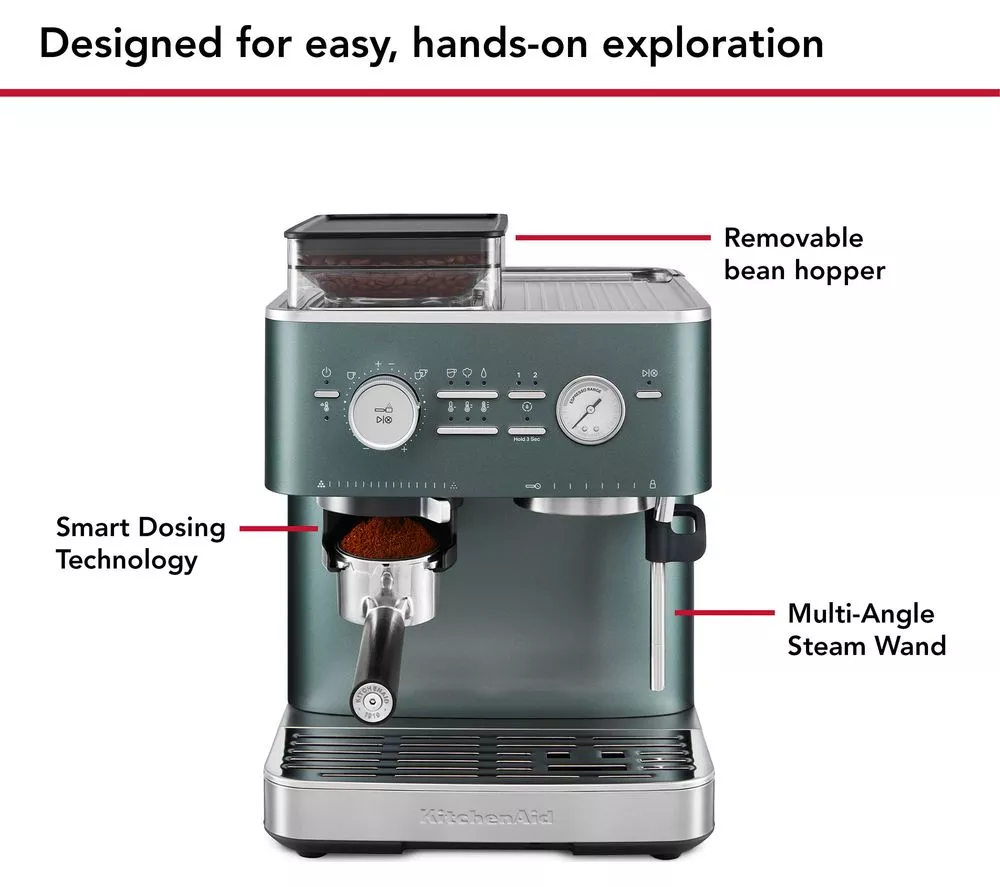 KITCHENAID 5KES6551BJP Bean to Cup Espresso Machine - Juniper