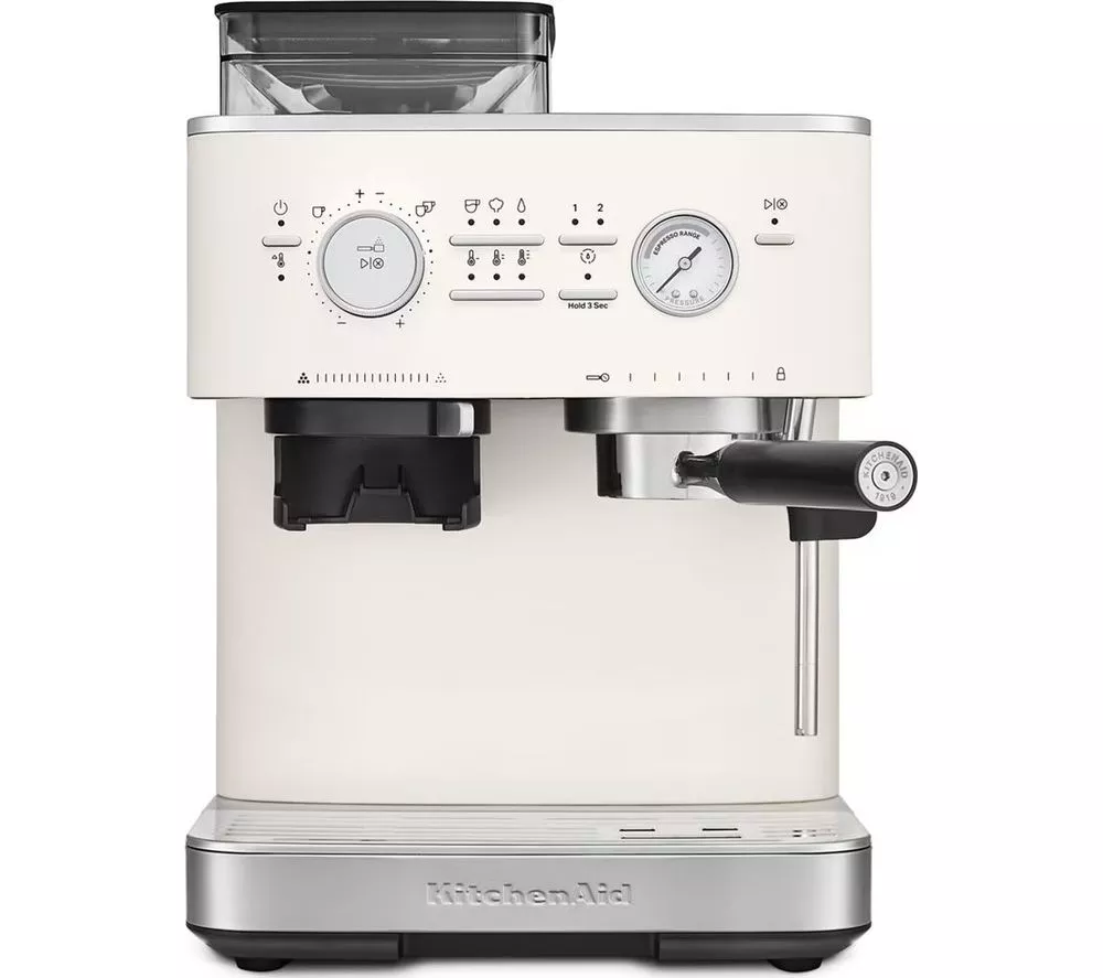 KITCHENAID 5KES6551BJPL Bean to Cup Espresso Machine - Porcelain White