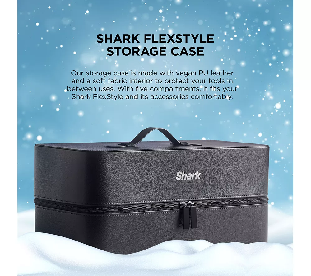 SHARK HD476WHUK Limited Edition FlexStyle Air Styler & Hair Dryer with Storage Case - Glacial Blue