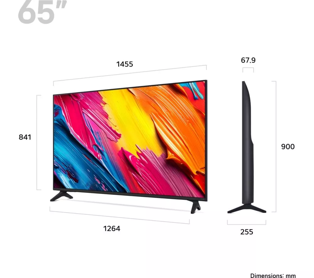 LG QNED70 65" QNED AI 4K HDR Smart TV 2025 - 65QNED70A6A