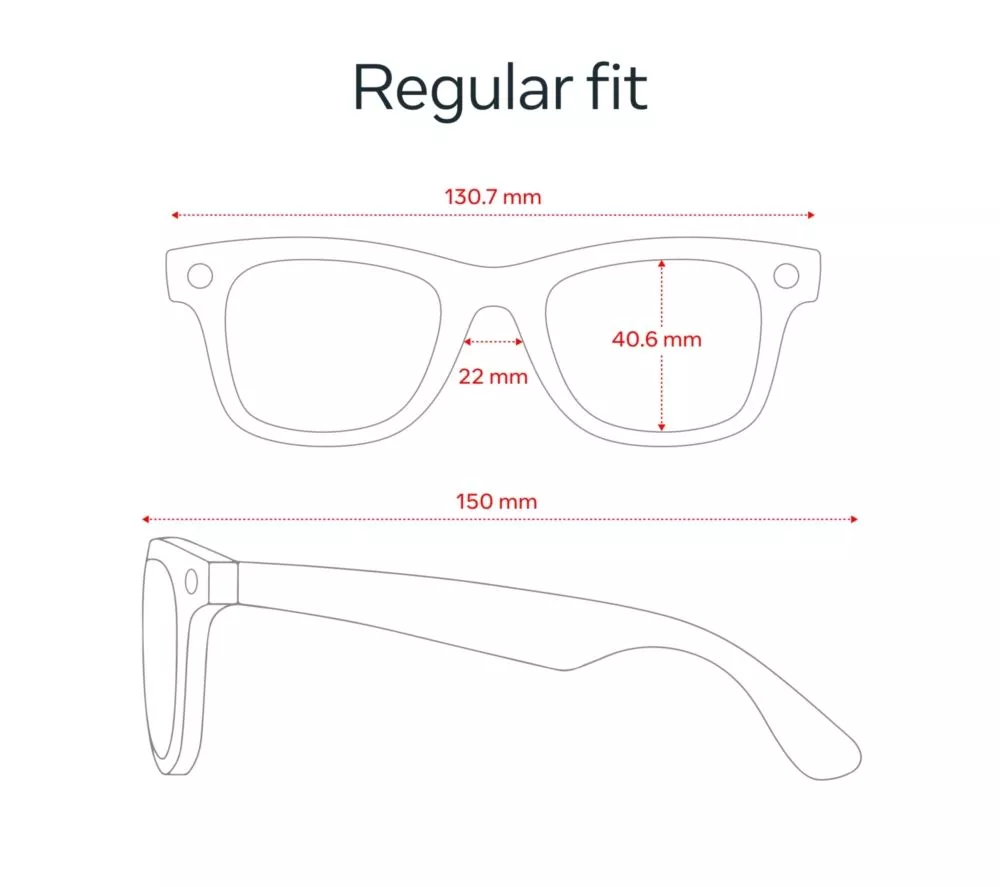 RAY-BAN Meta Wayfarer (Gen 2) Glasses - Matte Black with Clear Lenses