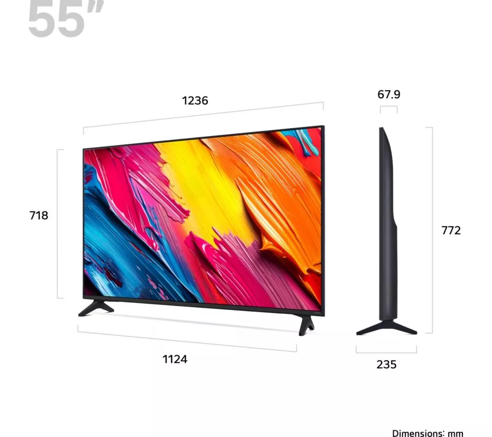 LG QNED70 55" QNED AI 4K HDR Smart TV 2025 - 55QNED70A6A